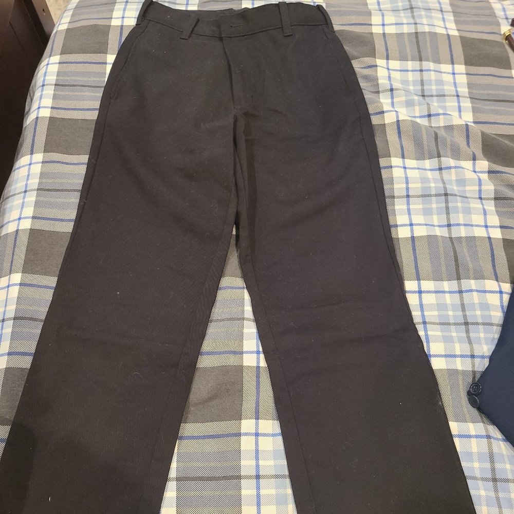 Size 10 boys George black khaki pants